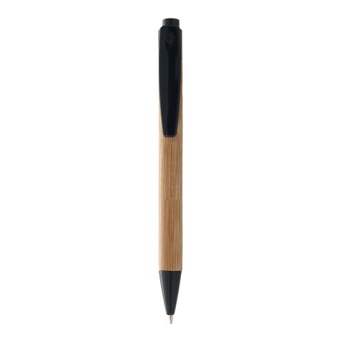 Borneo bamboo ballpoint pen Natural-Solid black | No Branding | not available | not available
