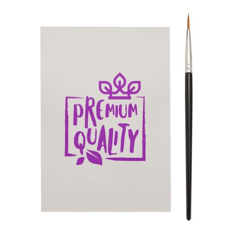 Quell colouring book and water brush pen set White