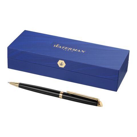 Hemisphere Ballpoint Pen Standard | Solid black-Gold | No Branding | not available | not available
