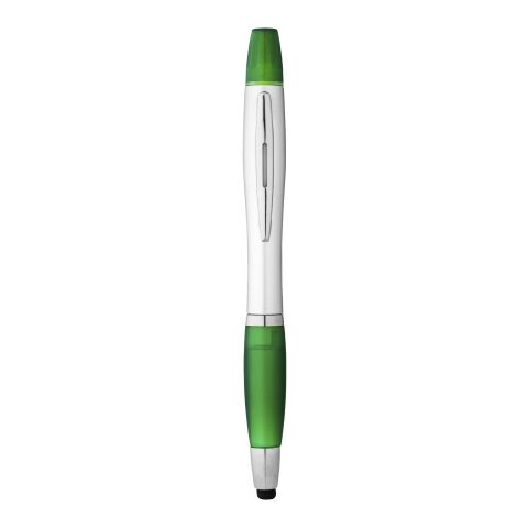 Nash stylus ballpoint pen and highlighter Standard | Silver-Green | No Branding | not available | not available