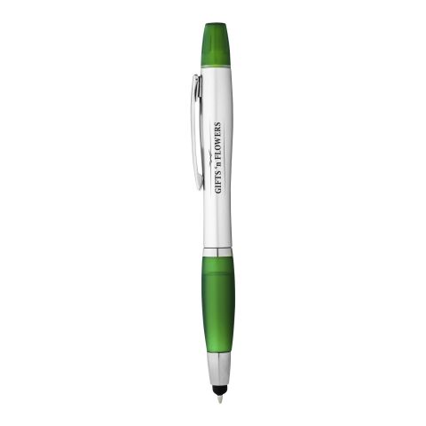 Nash stylus ballpoint pen and highlighter Standard | Silver-Green | No Branding | not available | not available