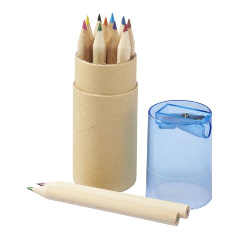Hef 12-piece coloured pencil set with sharpener Standard | Blue | No Branding | not available | not available
