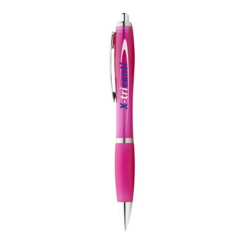 Nash Coloured Barrel &amp; Grip Ballpoint Pen Standard | Pink | No Branding | not available | not available