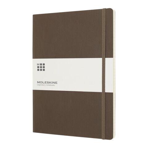 Classic XL soft cover notebook - ruled Earth brown | No Branding | not available | not available