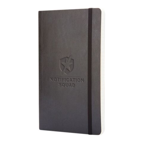 Moleskine ruled L soft cover notebook Standard | Solid black | No Branding | not available | not available