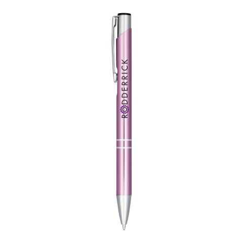 Blue Ink Moneta Anodized Aluminium Click Ballpoint Pen
