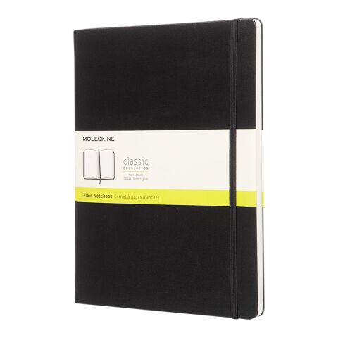 Classic XL hard cover notebook - plain Solid black