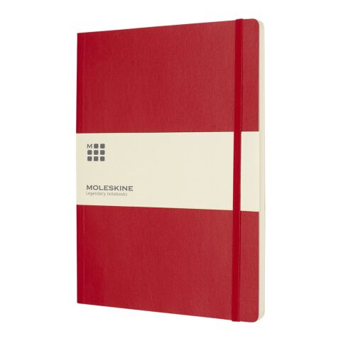Classic XL soft cover notebook - plain Standard | Scarlet red | No Branding | not available | not available