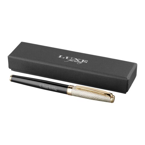 Doré rollerball pen Standard | Solid black-Gold | No Branding | not available | not available