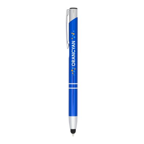 Moneta anodized aluminium click stylus ballpoint pen Standard | Royal blue | No Branding | not available | not available