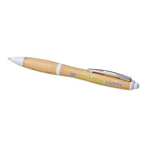 Nash bamboo ballpoint pen Standard | Natural-White | No Branding | not available | not available
