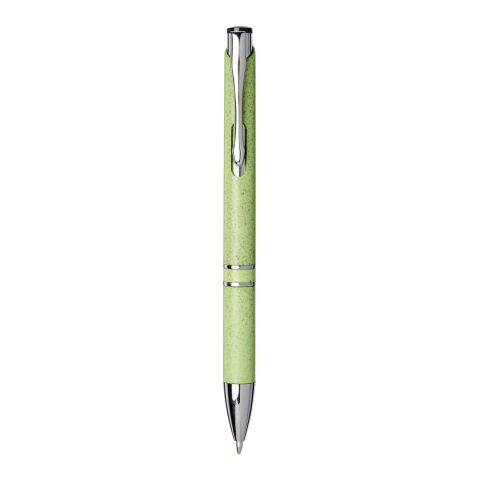 Moneta ABS with wheat straw click ballpoint pen Standard | Green | No Branding | not available | not available