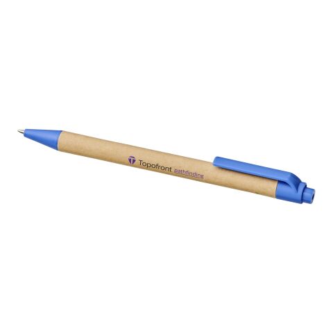 Berk recycled carton and corn plastic ballpoint pen Standard | Blue | No Branding | not available | not available