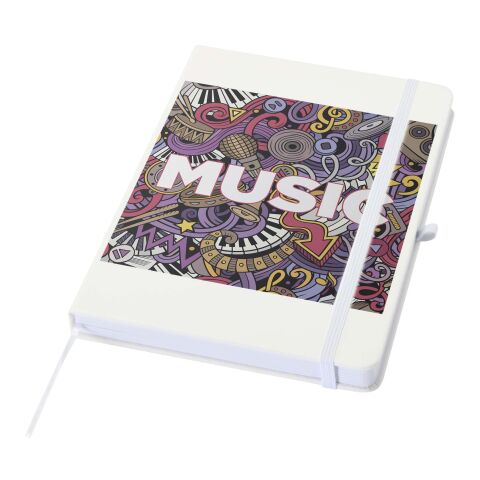Spectrum A5 recycled hard cover notebook White