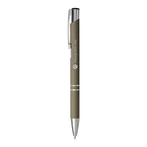 Moneta soft touch click ballpoint pen Standard | Dark grey | No Branding | not available | not available