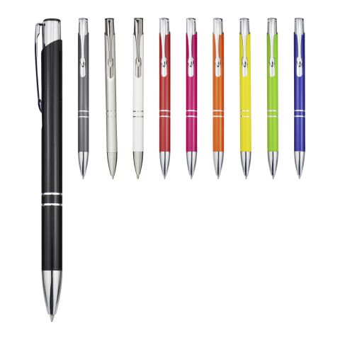 Moneta aluminium click ballpoint pen - black ink Standard | Magenta | No Branding | not available | not available