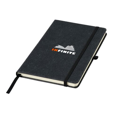 Atlana leather pieces notebook Standard | Solid black | No Branding | not available | not available