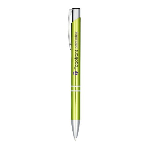 Moneta anodized aluminium click ballpoint pen Standard | Lime | No Branding | not available | not available