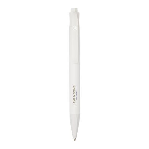 Terra corn plastic ballpoint pen Standard | White | No Branding | not available | not available