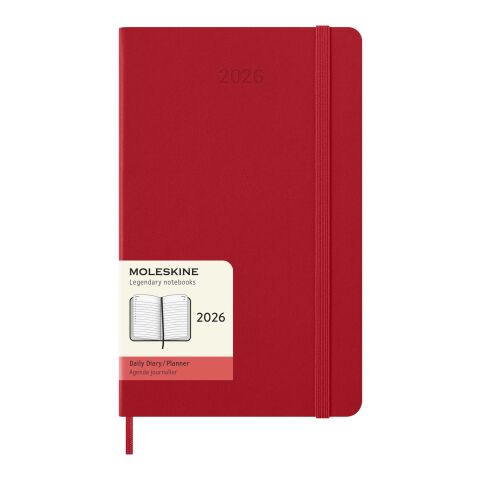 Moleskine 12M Daily L Hard Cover Planner Standard | Scarlet red | No Branding | not available | not available