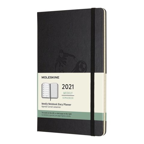 Moleskine 12M Weekly L Hard Cover Planner Black | No Branding | not available | not available