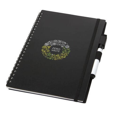 Pebbles A5 size reference reusable notebook Standard | Solid black | No Branding | not available | not available