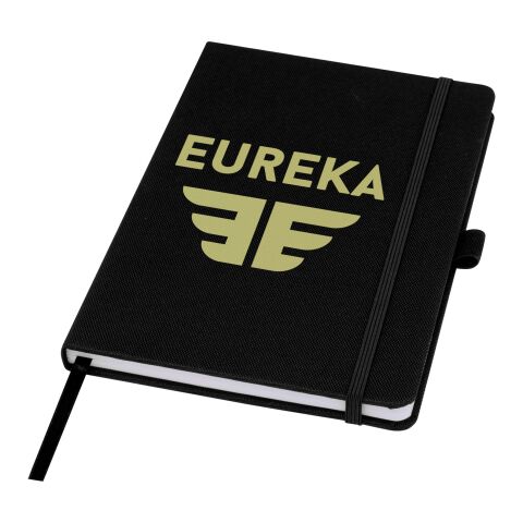 Honua A5 recycled notebook with recycled PET cover Standard | Solid black | No Branding | not available | not available | not available