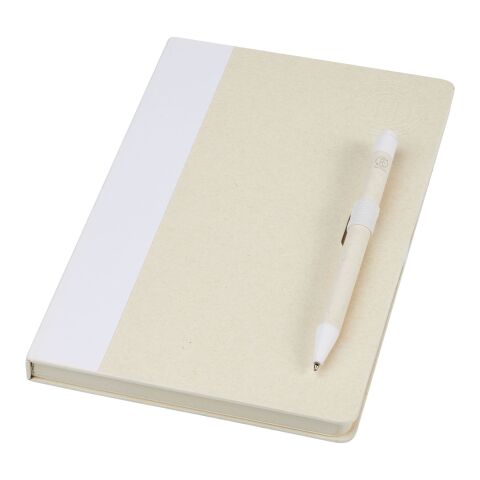 Dairy Dream A5 size reference notebook and ballpoint pen set Standard | White | No Branding | not available | not available