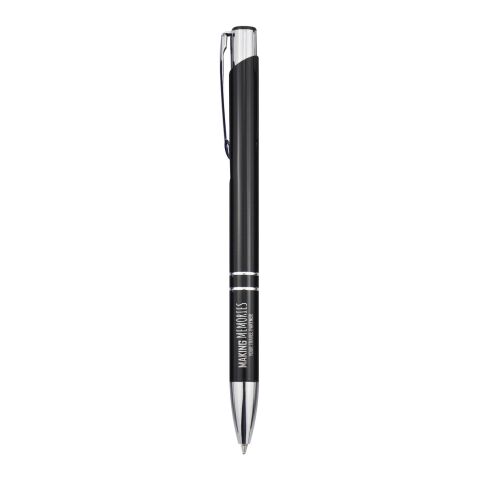 Moneta recycled aluminium ballpoint pen Black | No Branding | not available | not available