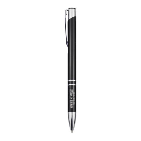 Moneta recycled aluminium ballpoint pen Black | No Branding | not available | not available