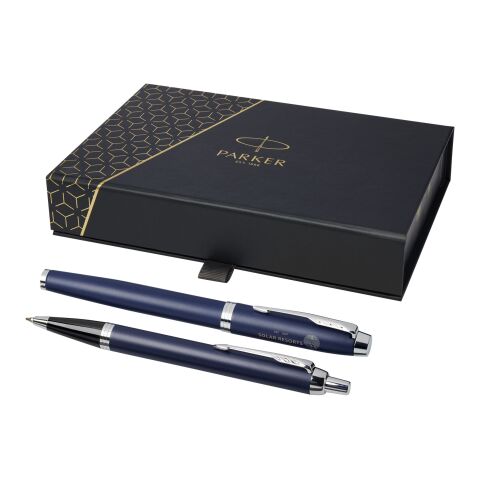 Parker IM rollerball and ballpoint gift set Standard | Navy | No Branding | not available | not available