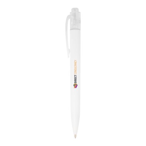 Thalaasa duo-tone eco-friendly pen Standard | Transparent-White | No Branding | not available | not available