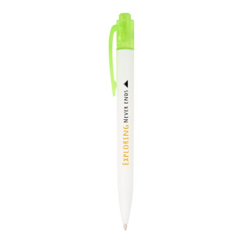 Thalaasa duo-tone eco-friendly pen Standard | Transparent green-White | not available | No Branding | not available | not available