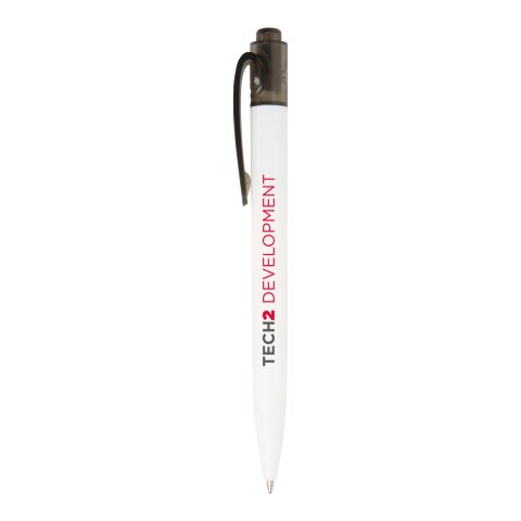 Thalaasa duo-tone eco-friendly pen Standard | Transparent black-White | No Branding | not available | not available