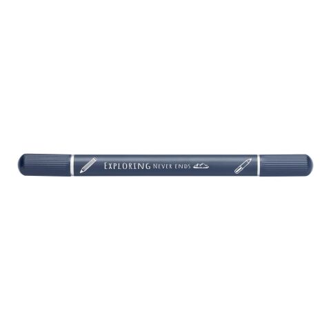 Skribi ballpoint pen and notebook set Standard | Navy | No Branding | not available | not available