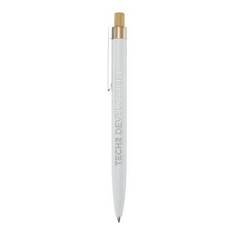 Nooshin recycled black ink aluminium ballpoint pen Standard | White | No Branding | not available | not available