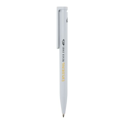 Unix recycled black ink plastic ballpoint pen Standard | White | No Branding | not available | not available