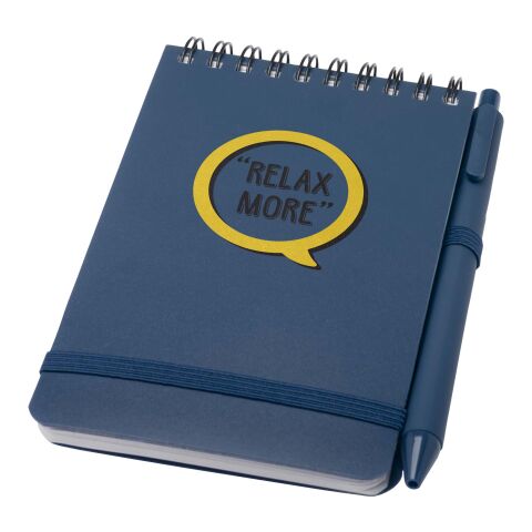Thalaasa A6 hard cover ocean-bound notebook with ballpoint pen (black ink) Standard | Ocean blue | No Branding | not available | not available