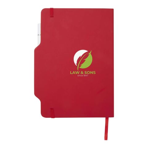 Nexus A5 hard cover notebook with pen and pencil combo (black ink) Standard | Red | No Branding | not available | not available