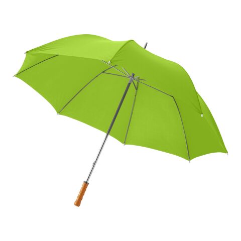 Karl 30&quot; golf umbrella with wooden handle Standard | Lime | No Branding | not available | not available | not available