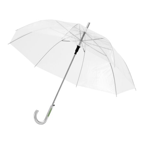 Kate 23&quot; transparent auto open umbrella Standard | White | Without Branding | not available | not available