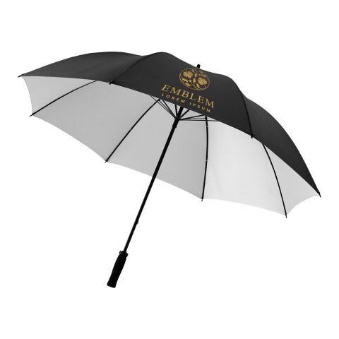 Yfke 30&quot; golf umbrella with EVA handle Standard | Solid black-Silver | No Branding | not available | not available | not available