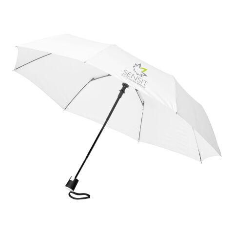 21&quot; 3-Section Automatic Umbrella Standard | White | No Branding | not available | not available | not available