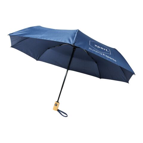 Bo 21&quot; fold. auto open/close recycled PET umbrella Standard | Navy | No Branding | not available | not available | not available