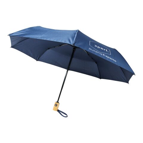 Bo 21&quot; fold. auto open/close recycled PET umbrella Standard | Navy | No Branding | not available | not available | not available