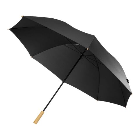 Romee 30&#039;&#039; windproof recycled PET golf umbrella Standard | Black | No Branding | not available | not available