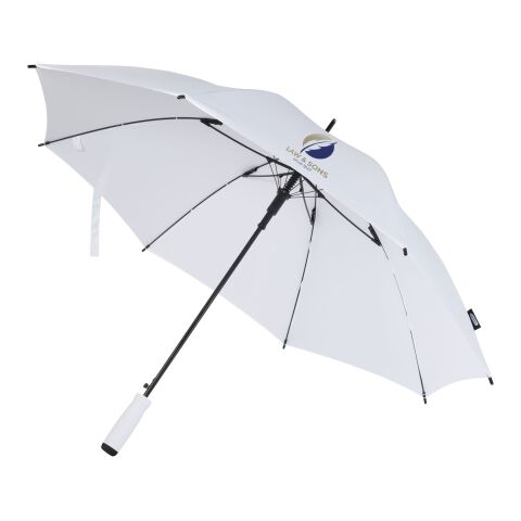 Niel 23&quot; auto open recycled PET umbrella Standard | White | No Branding | not available | not available