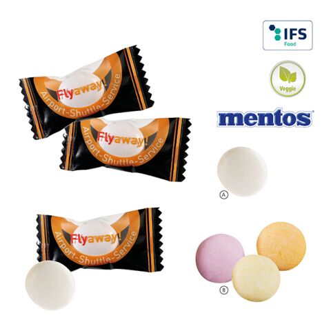 Mentos white | 4-colour printing | Classic Fruit Mix