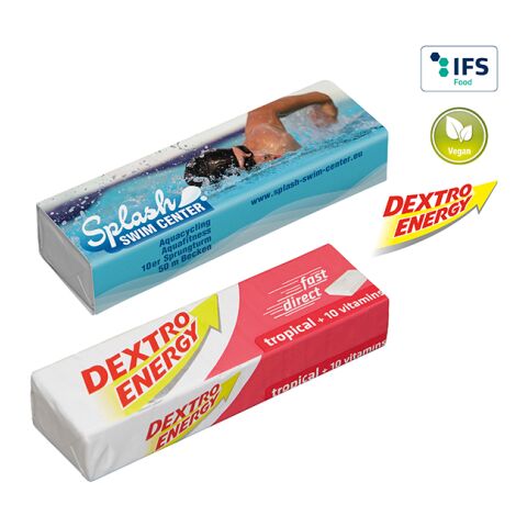 DEXTRO ENERGY Bar - Tropical + 10 Vitamins 3-colour printing