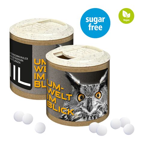 Paper Promo Tin with Stevia* Peppermint Pastilles Digital Print